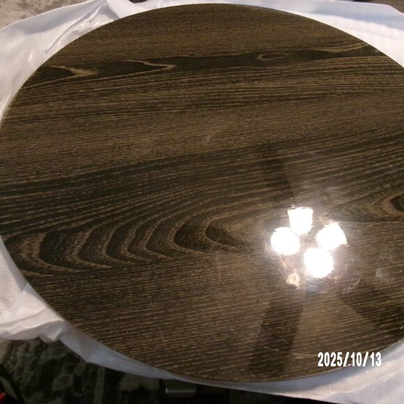 NEW SET 4 $40 EA Kim Seybert Brown Oak Acrylic Table Placemats 15" in COLOR BARK - Picture 4 of 5